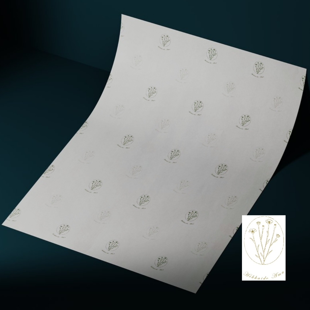 〈ギフト〉60Lリネン片ヘム ハンカチ