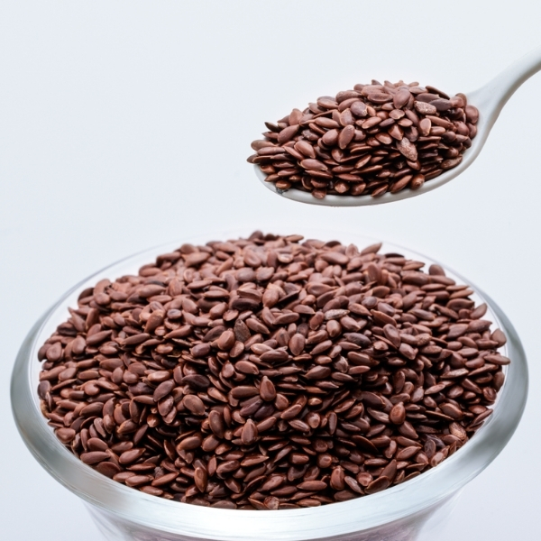 北海道産 焙煎亜麻の実50g×3袋<br>（ローストアマニ）