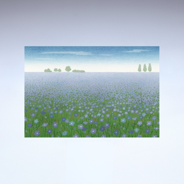 亜麻ポストカード<br>亜麻畑(ホセ・フランキー作)