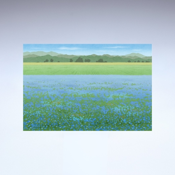 亜麻ポストカード<br>亜麻畑2025(ホセ・フランキー作)